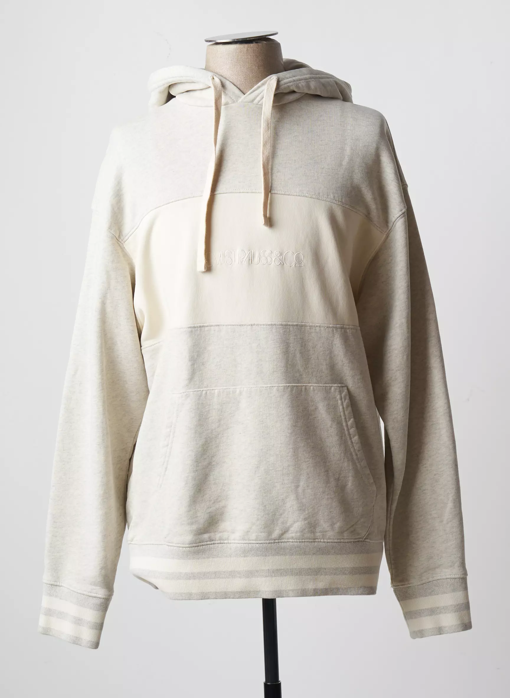 Levis Sweat Capuche Homme couleur beige