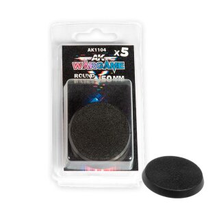 Wargame Bases - Round 50mm (5)
