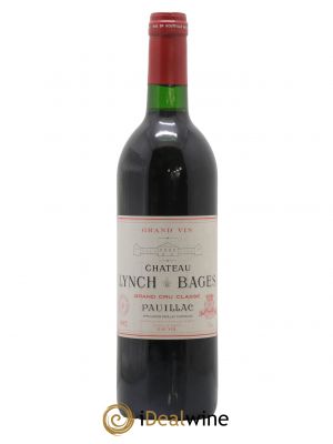 Château Lynch Bages 5ème Grand Cru Classé  1992 - Lot de 1 Bouteille
