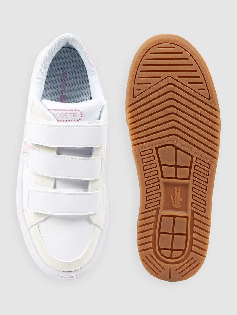Sneaker in Leder-Optik  in weiß