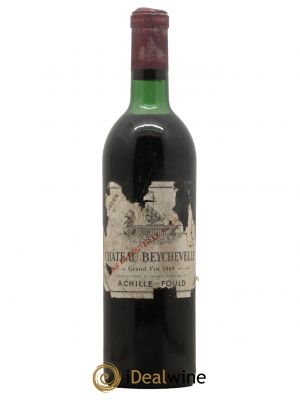 Château Beychevelle 4ème Grand Cru Classé  1969 - Lot de 1 Bouteille