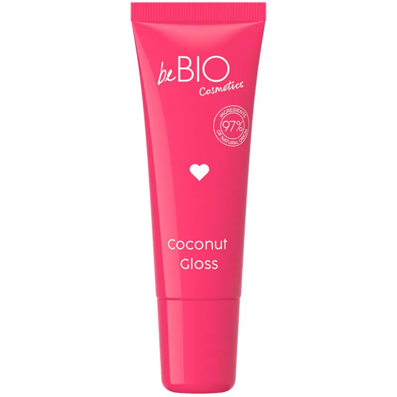 BeBIO Glazed Lips Φυσικό Λάδι Χειλιών με Γυαλί Καρύδας