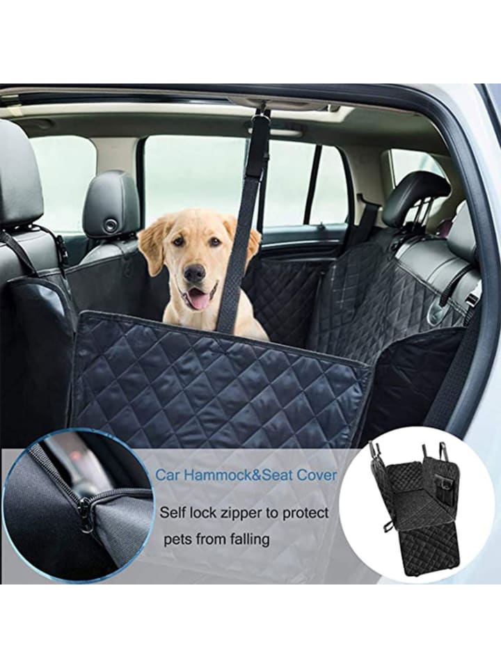 Intirilife Rücksitz Hundedecke in Schwarz günstig kaufen onesize