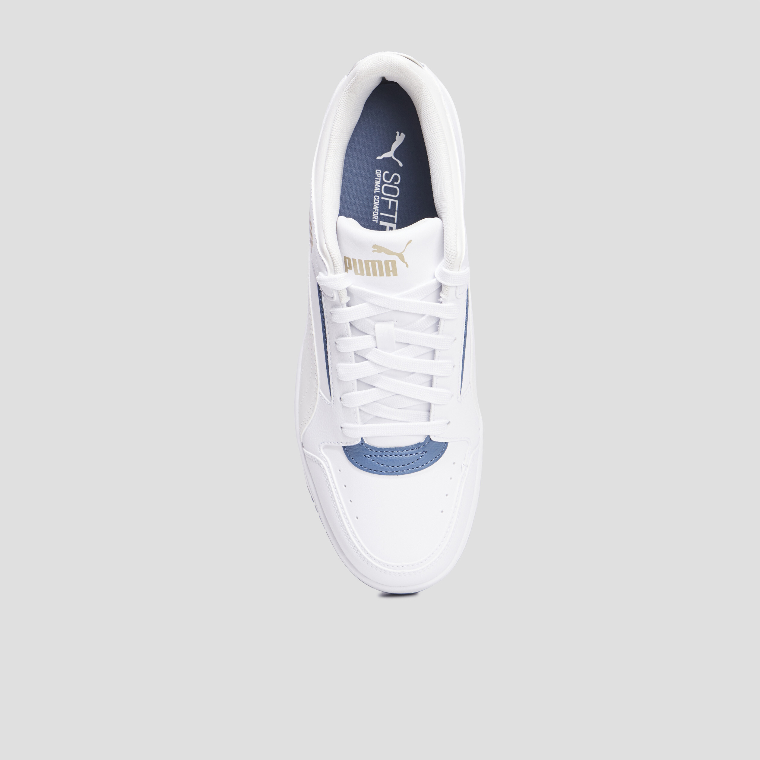 Tennis basses à lacets Puma Rebound Joy blanc homme | La Halle