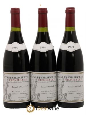 Gevrey-Chambertin 1er Cru Dugat-Py  1999 - Lot de 3 Bouteilles