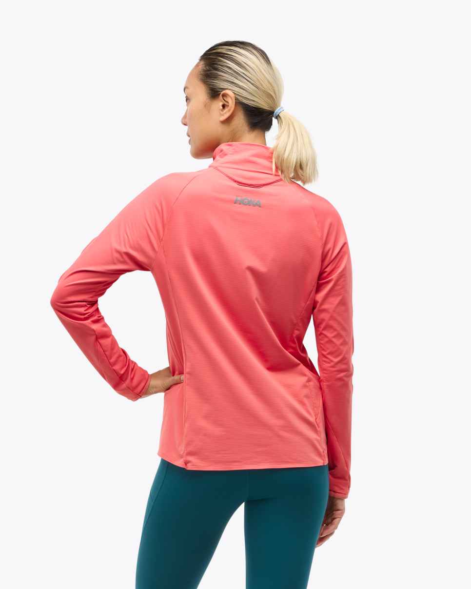 GlideTech Quarter Zip Grapfruit