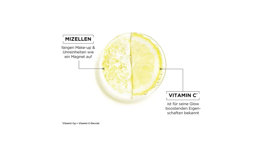 Garnier Skin Active Mizellen Reinigungswasser Vitamin C für müde Haut 400 ml