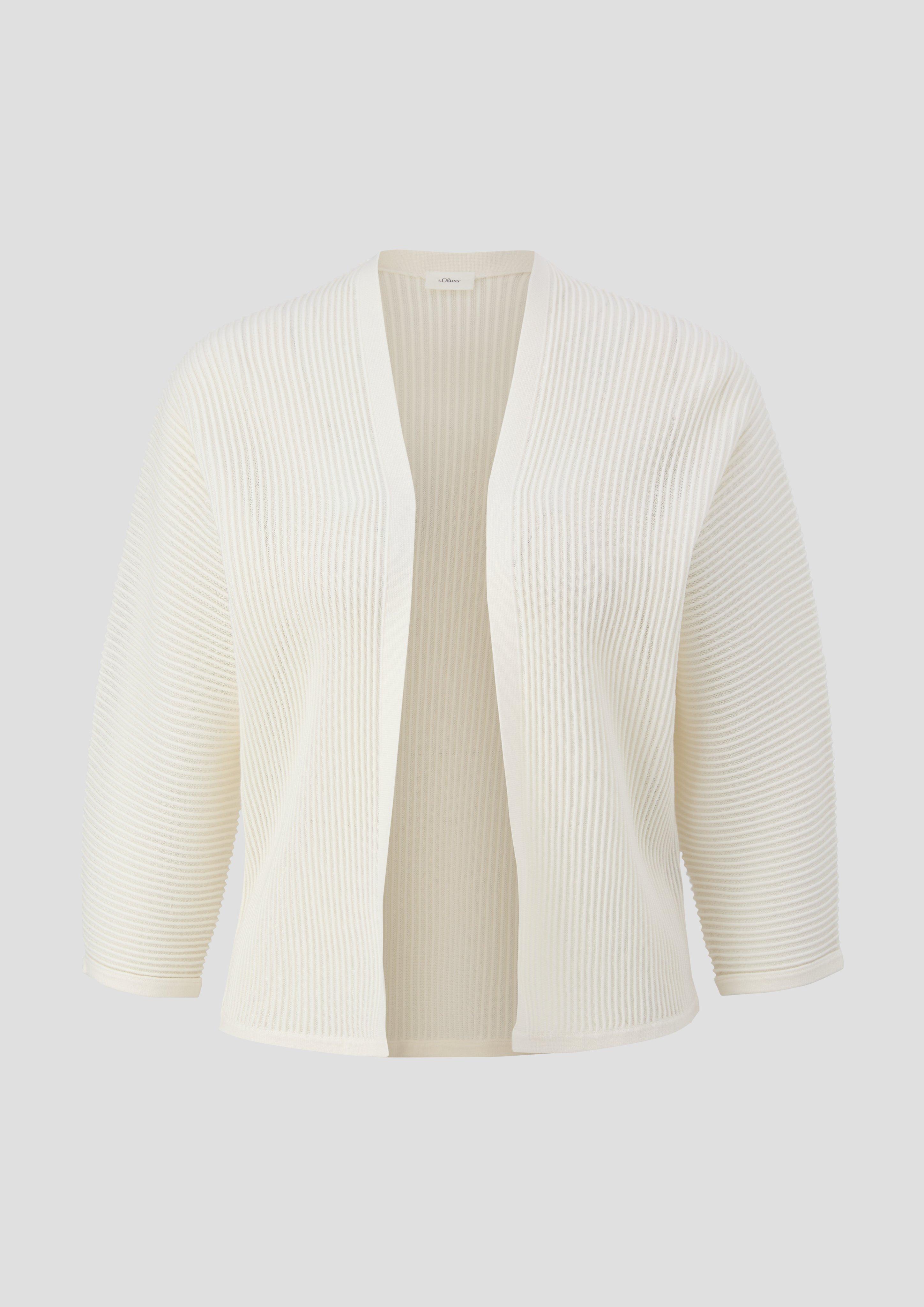 Strickjacke mit 3/4-Ärmeln  2148035-0200