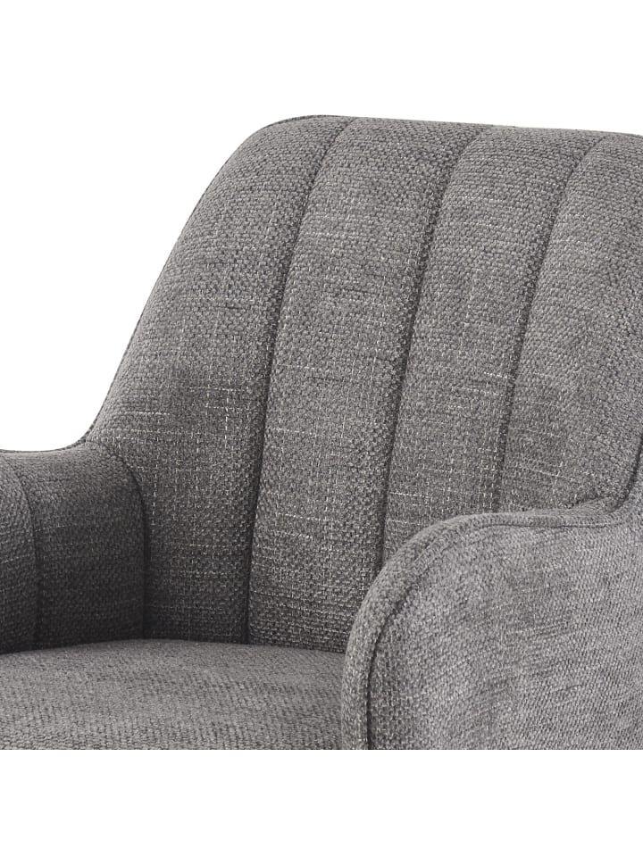 DUBI Möbel 2er-Set: Drehstuhl THOMAS-MAJA in Grau - (B)58 x (H)87 x  (T)62 cm günstig kaufen onesize