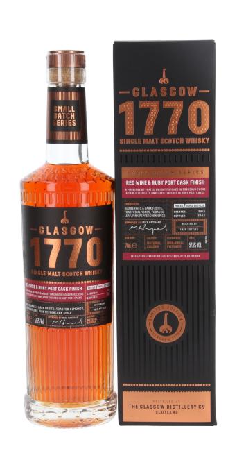 1770 Glasgow Red Wine & Ruby Port Cask Finish 0,7 l·57,5 % vol