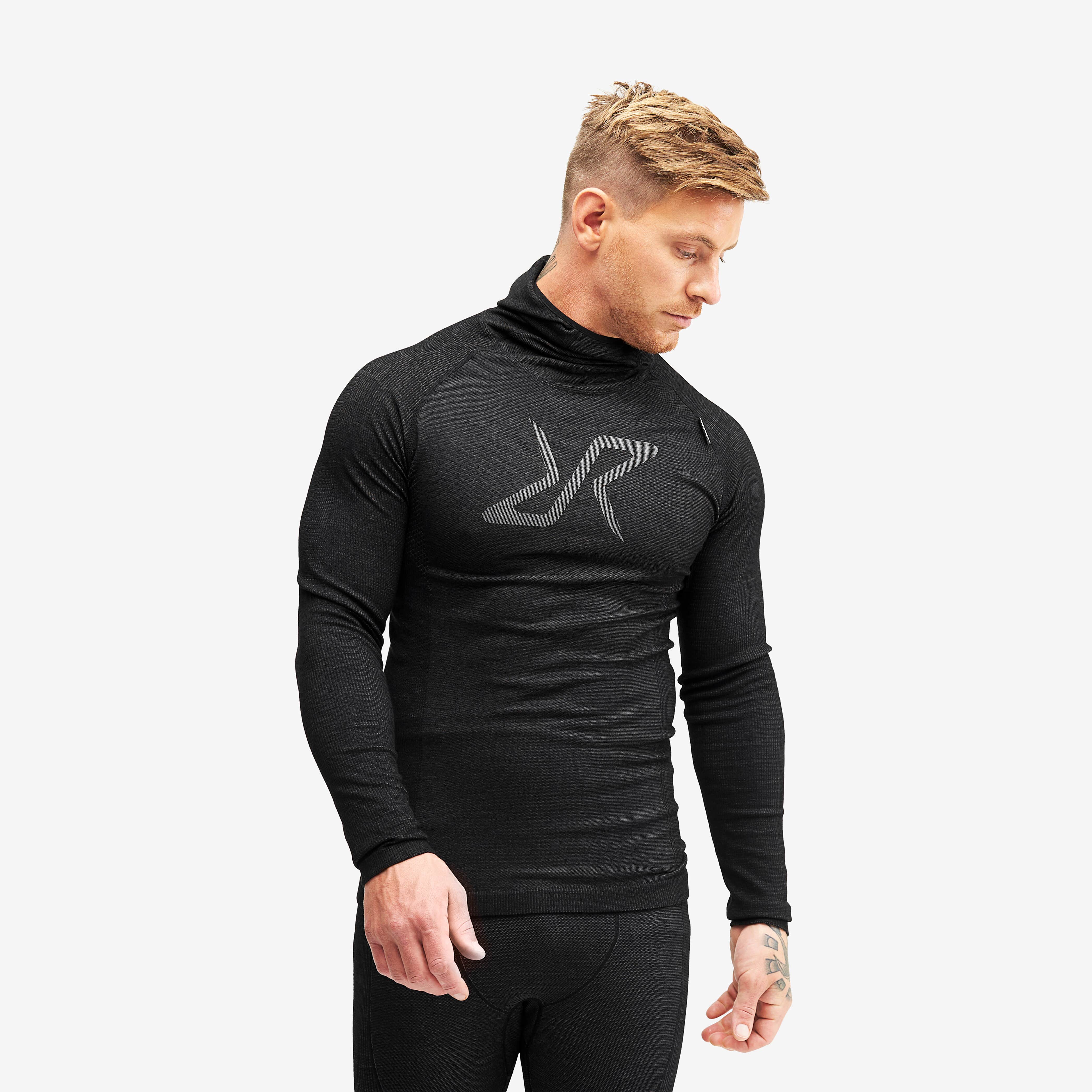 Fuse Merino Base Layer Set Homme Anthracite
