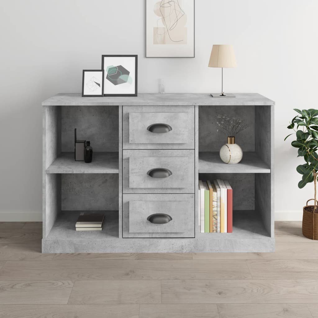 vidaXL Sideboard Sideboard Betongrau 104,5x35,5x67,5 cm Holzwerkstoff (1 St)