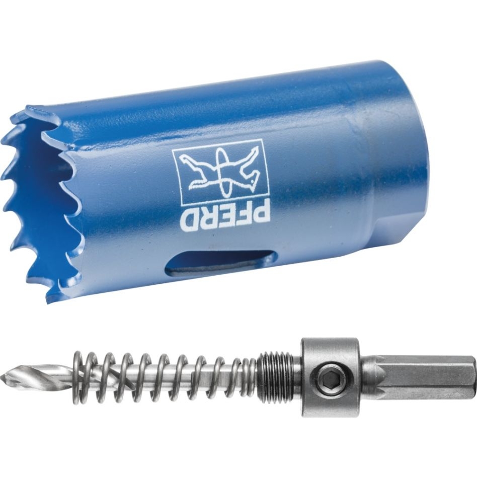 Pferd 25198025 HSS-gatzagenset tweedelig Ã 25 mm