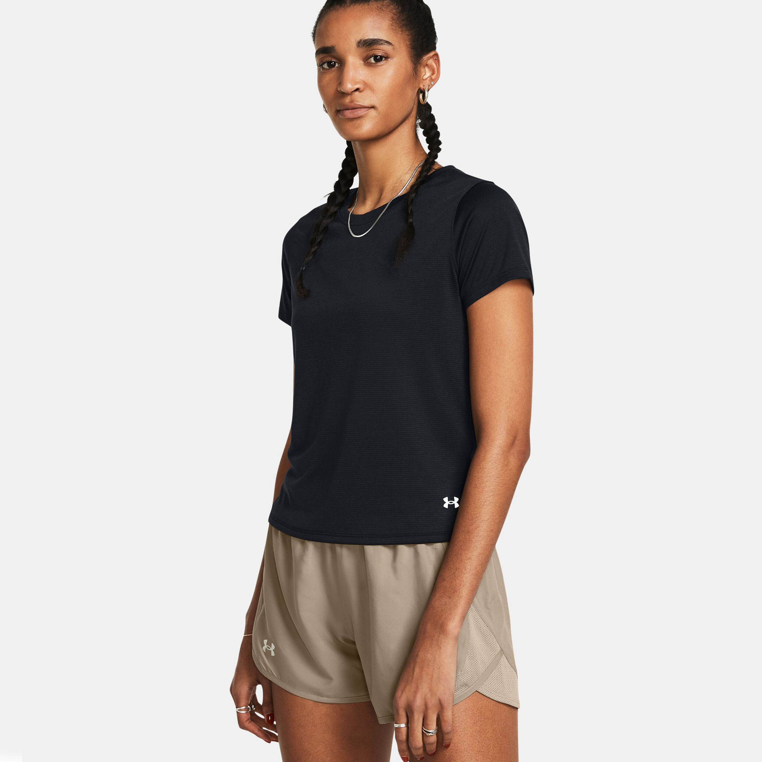 Streaker SS Laufshirt Damen - Schwarz
