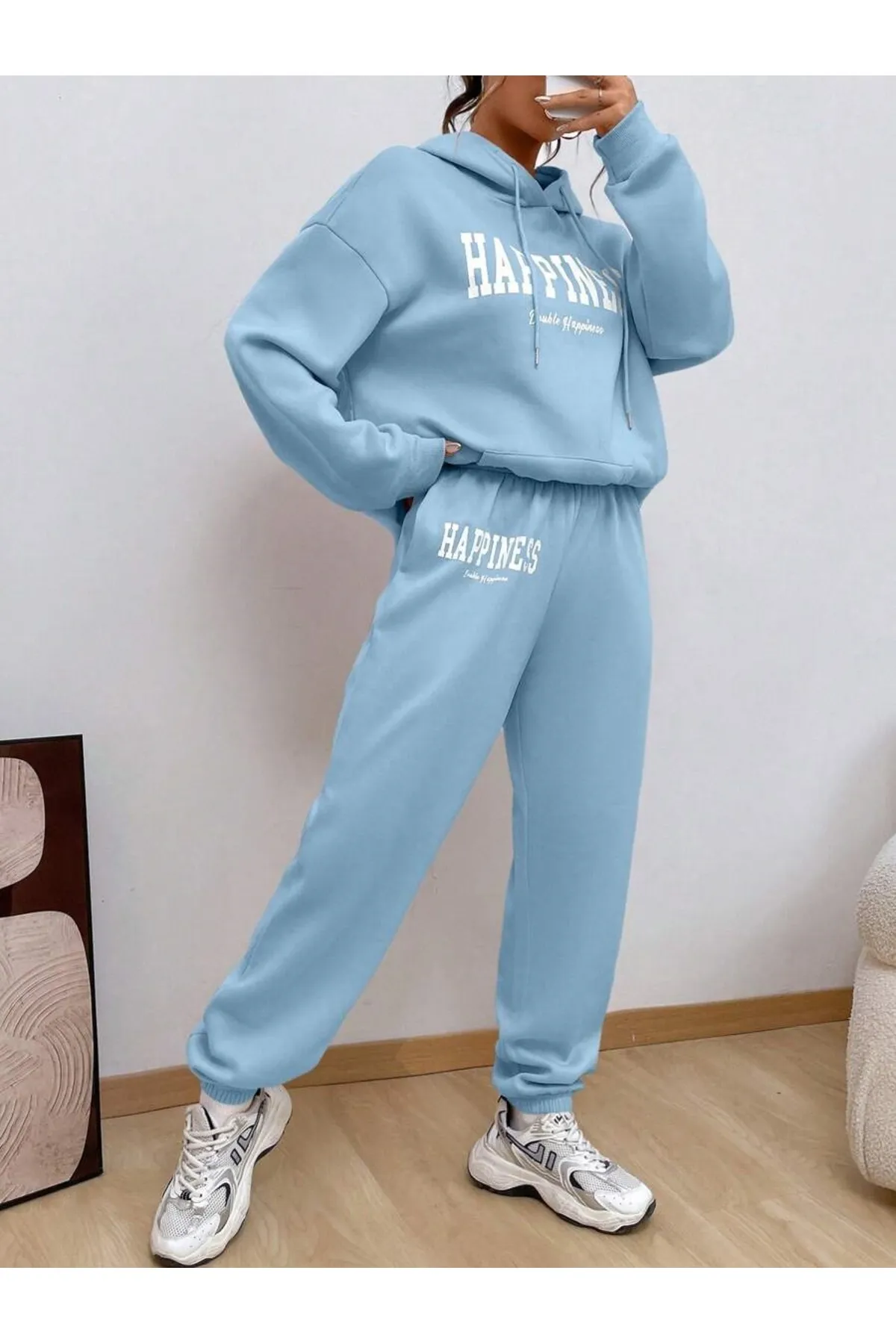 MOONBULL  Sport-Sweatsuit Set - Blau - Regular Fit