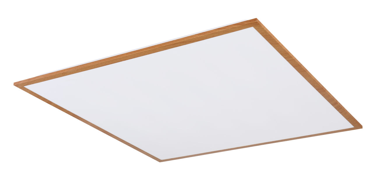Globo Lighting - DORO - Deckenleuchte Aluminium holzoptik, LED
