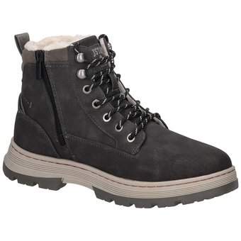 Mustang Schnür Boots in grau