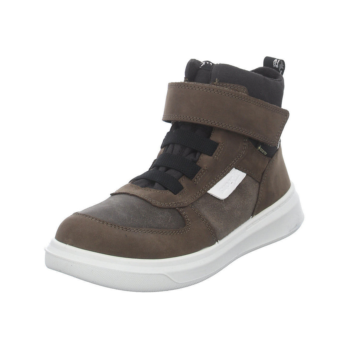 Jungen Schnürhalbschuhe Cosmo Boots Kinderschuhe Lederkombination uni Outdoorschuhe