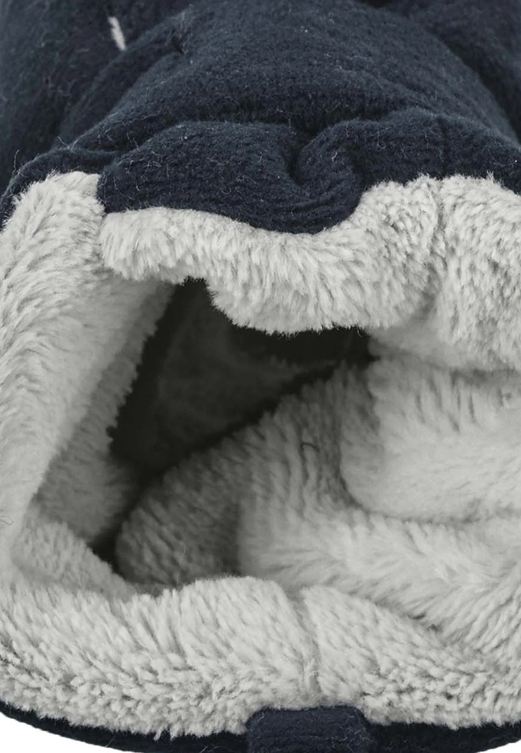 Baby-Schuh aus Microfleece mit Klettverschluss