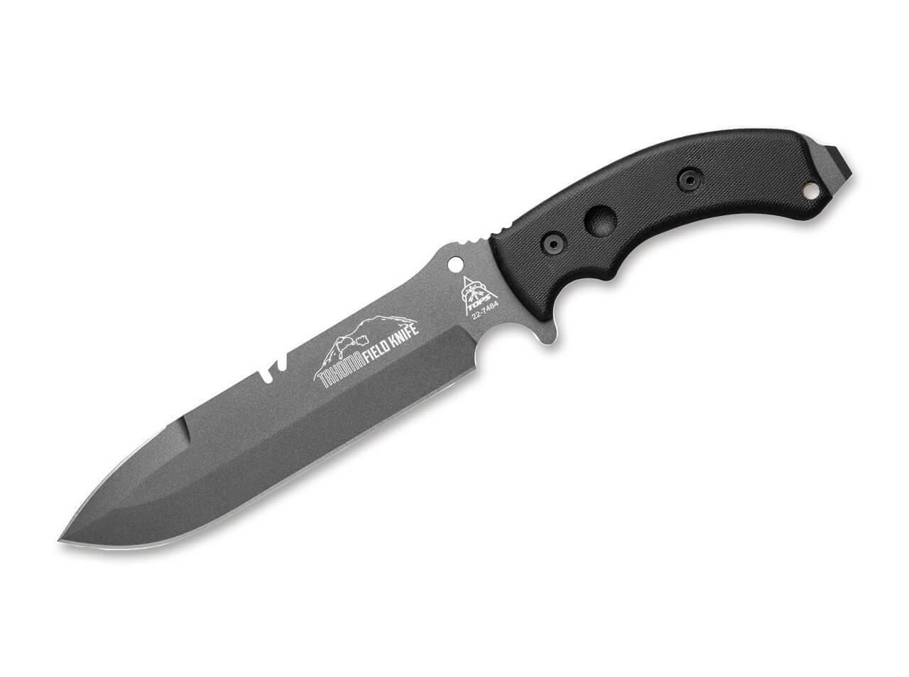 Tahoma Field Knife Micarta Black