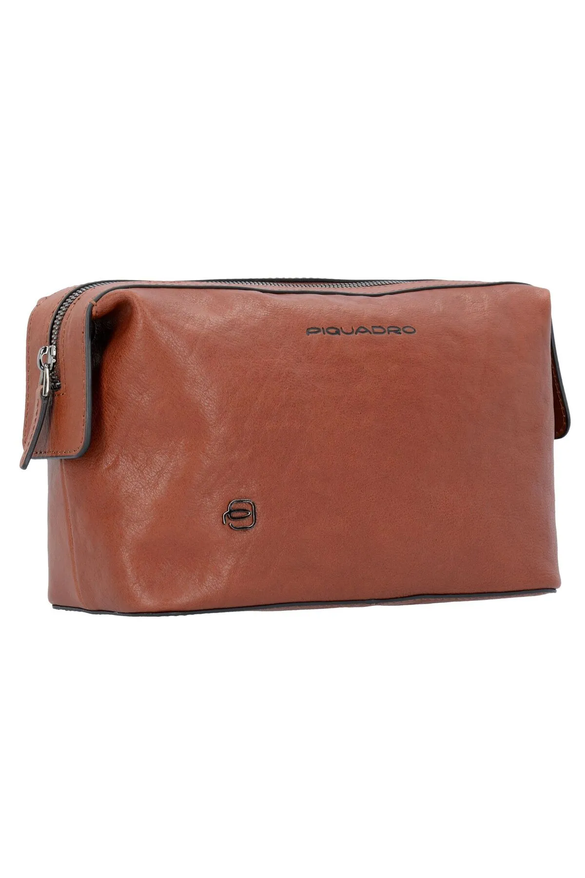 PIQUADRO  Black Square Kulturbeutel Leder 23 cm