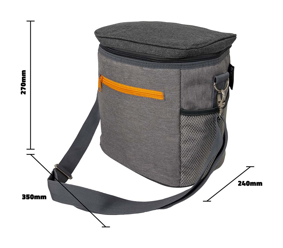 Bo-Camp 20 Liter graue Kühltasche