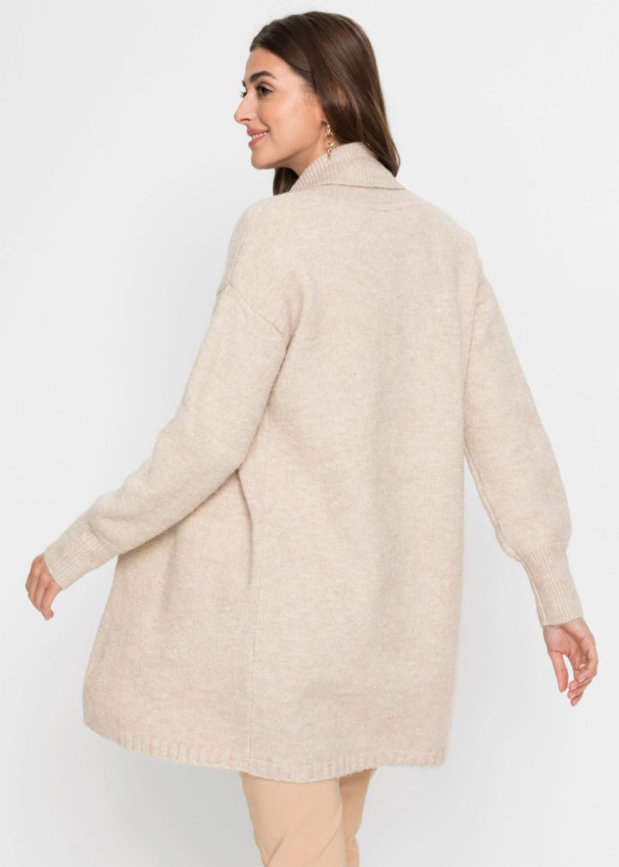 Longstrickjacke