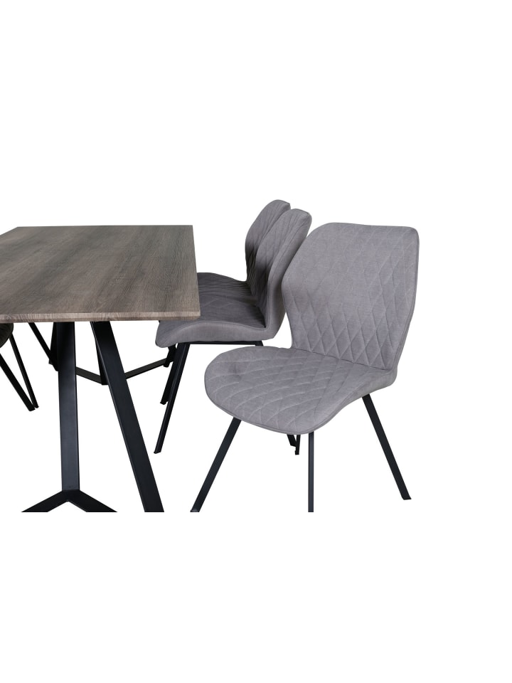 ebuy24 Essgruppe Marina 22 (7-teilig) Grau 90 x 180 cm günstig kaufen onesize