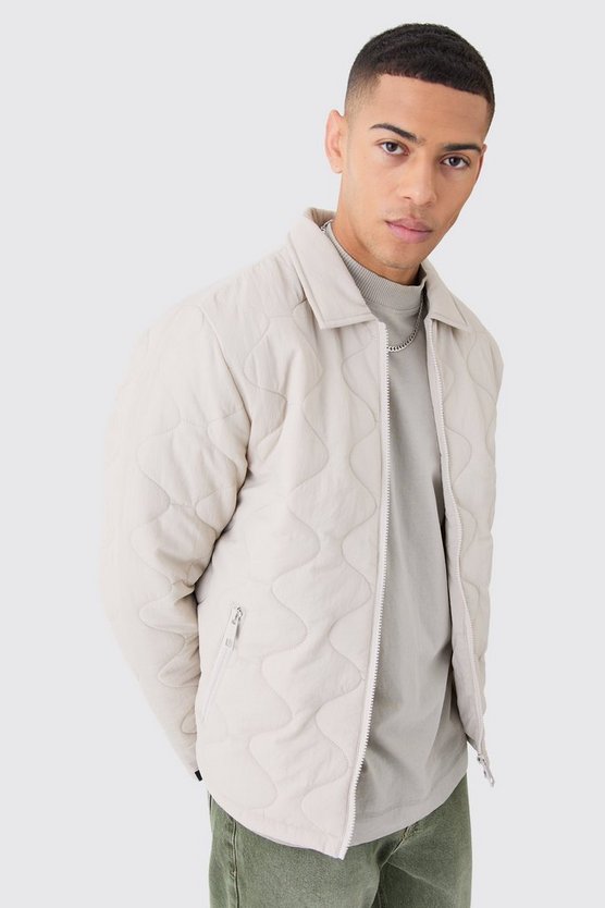 Gesteppte Jacke mit Kragen