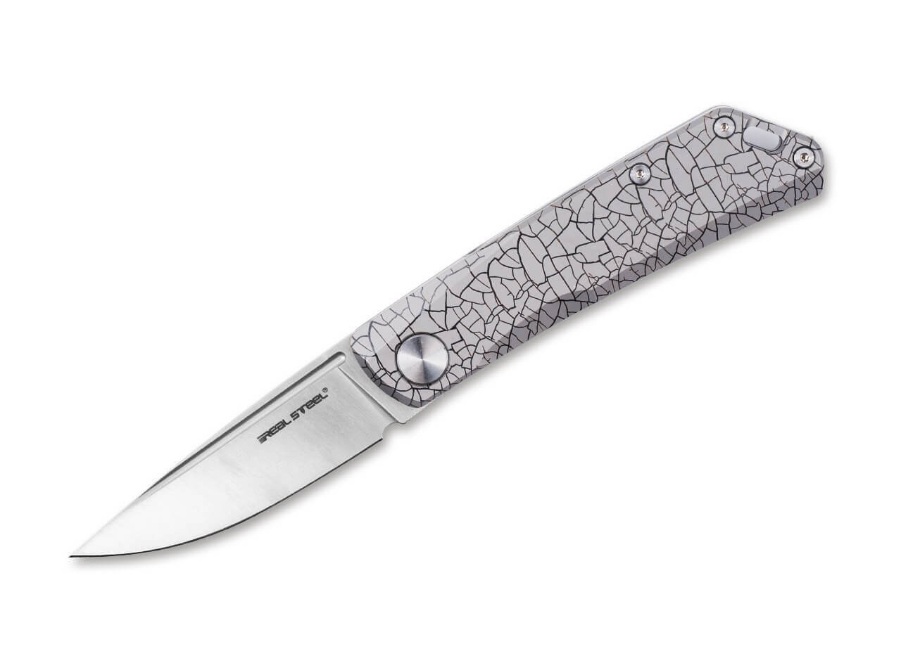 Luna Titanium Grey Crackle