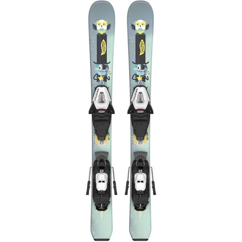 Salomon L T1 Jr XS + C5 GW J75 23/24 All-Mountain Ski Kinder