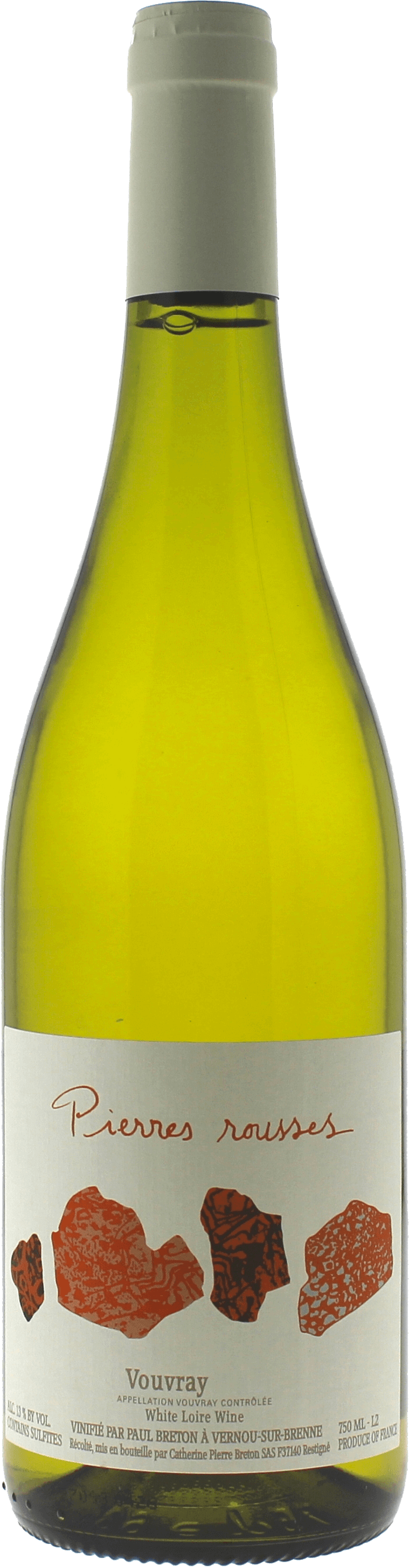 Vouvray pierres rousses catherine et pierre breton 2022