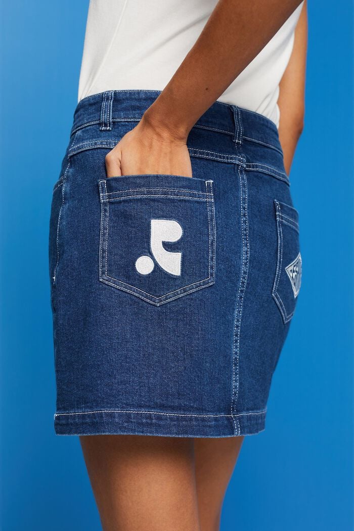 Jeansrock in Minilänge