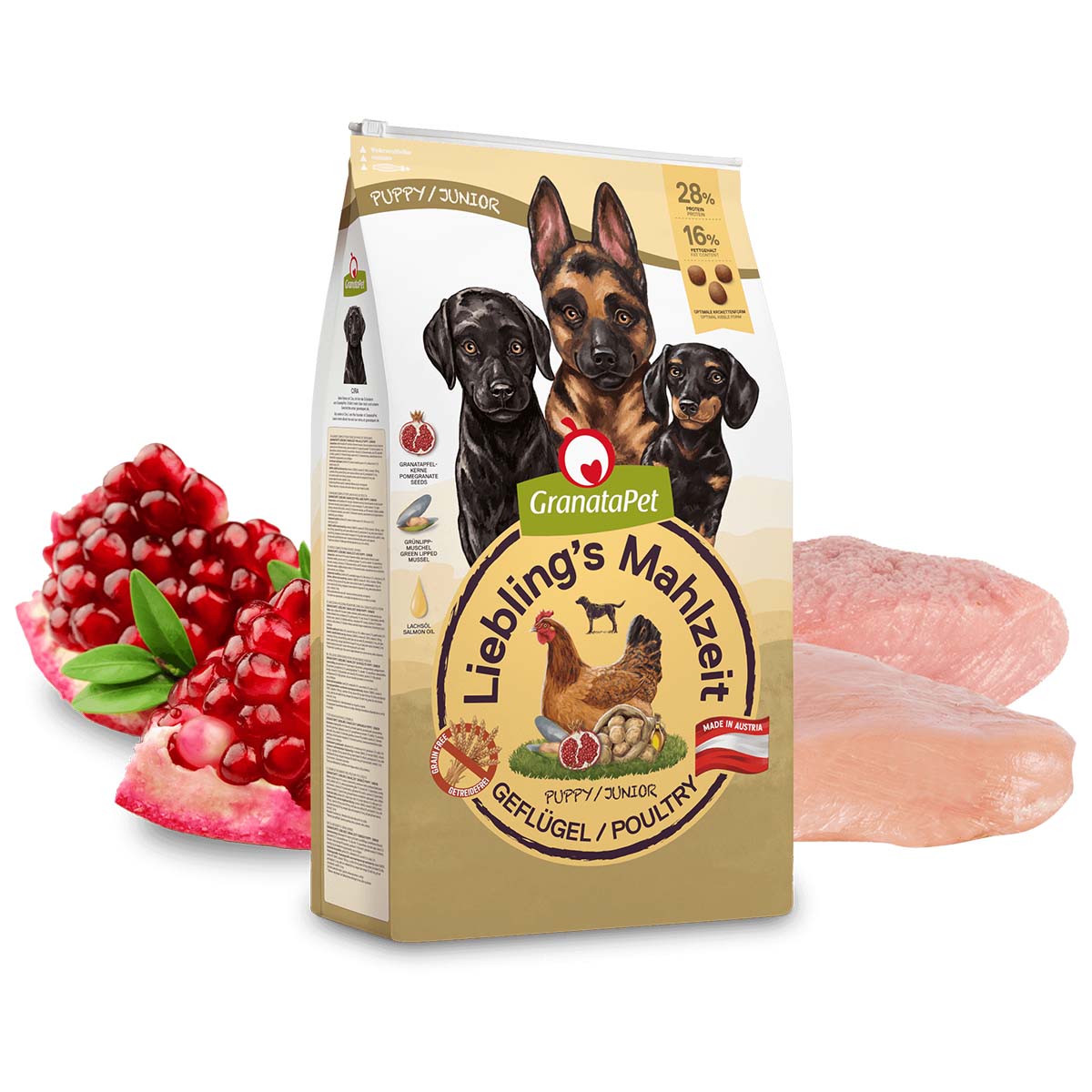 GranataPet Liebling's Mahlzeit Junior Geflügel bei ZooRoyal