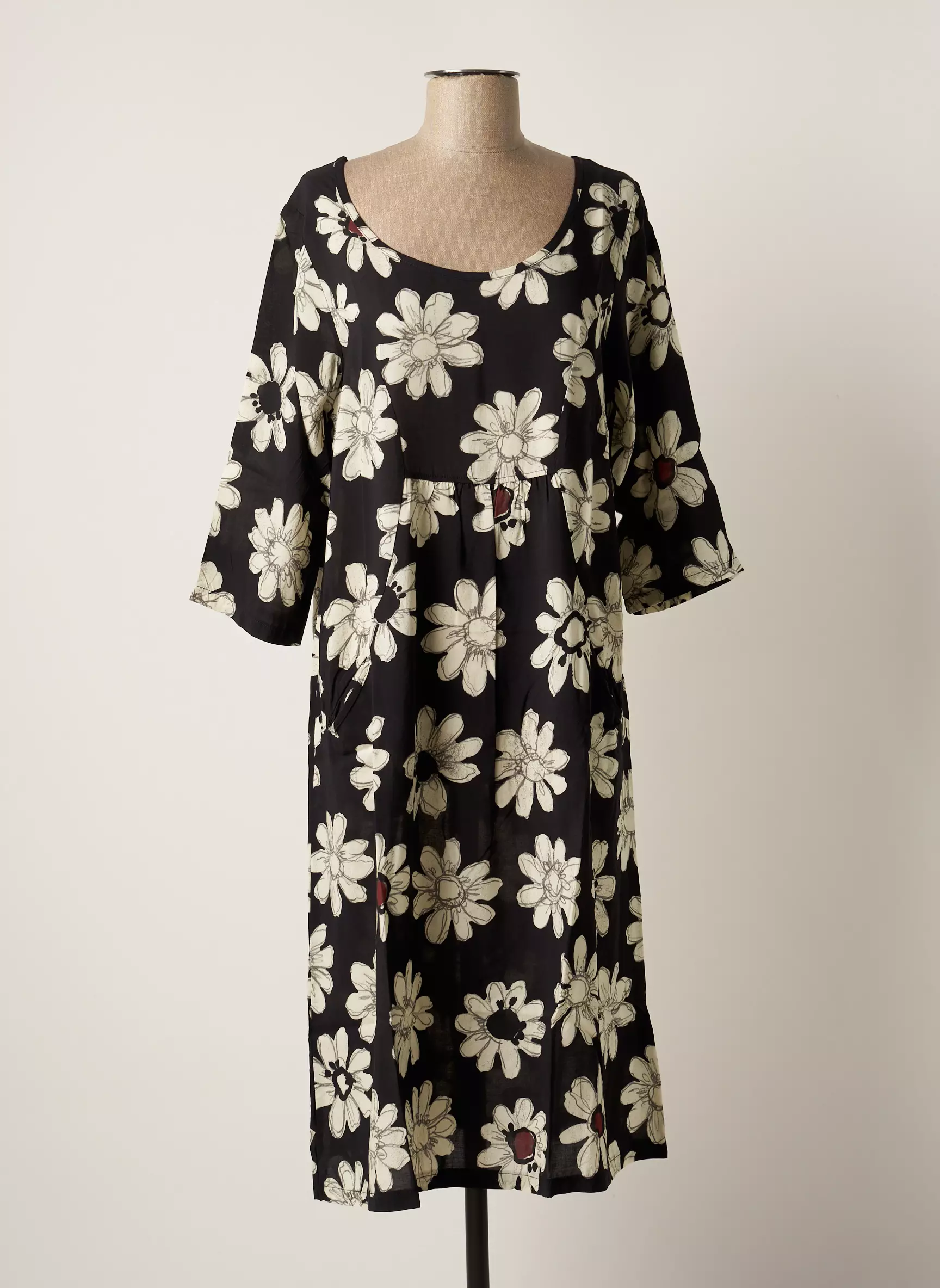 G Oze Robes Mi Longues Femme couleur noir