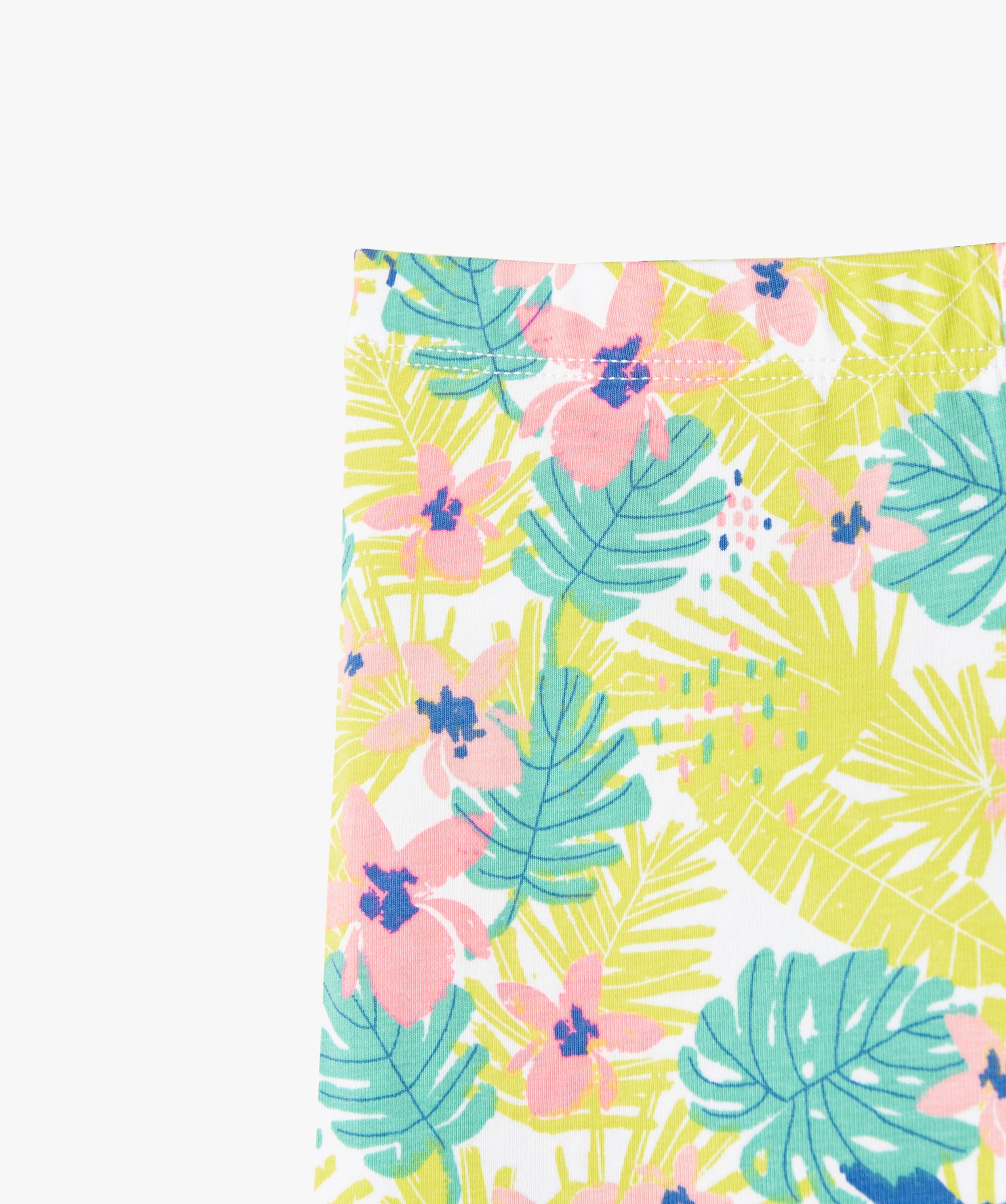 Leggings court à motifs exotiques fille multicolore | GEMO