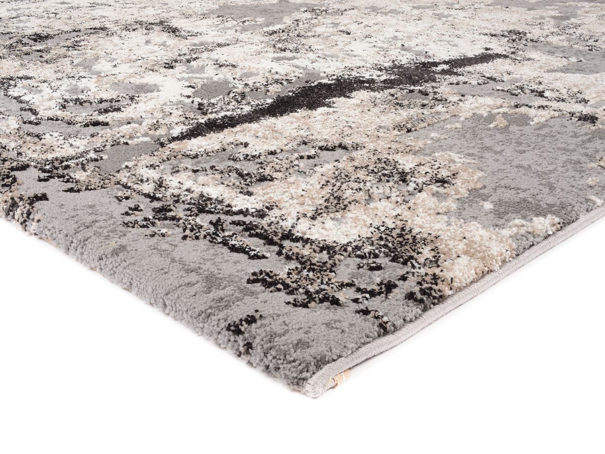 Webteppich Locri Hellgrau 65 x 130 cm