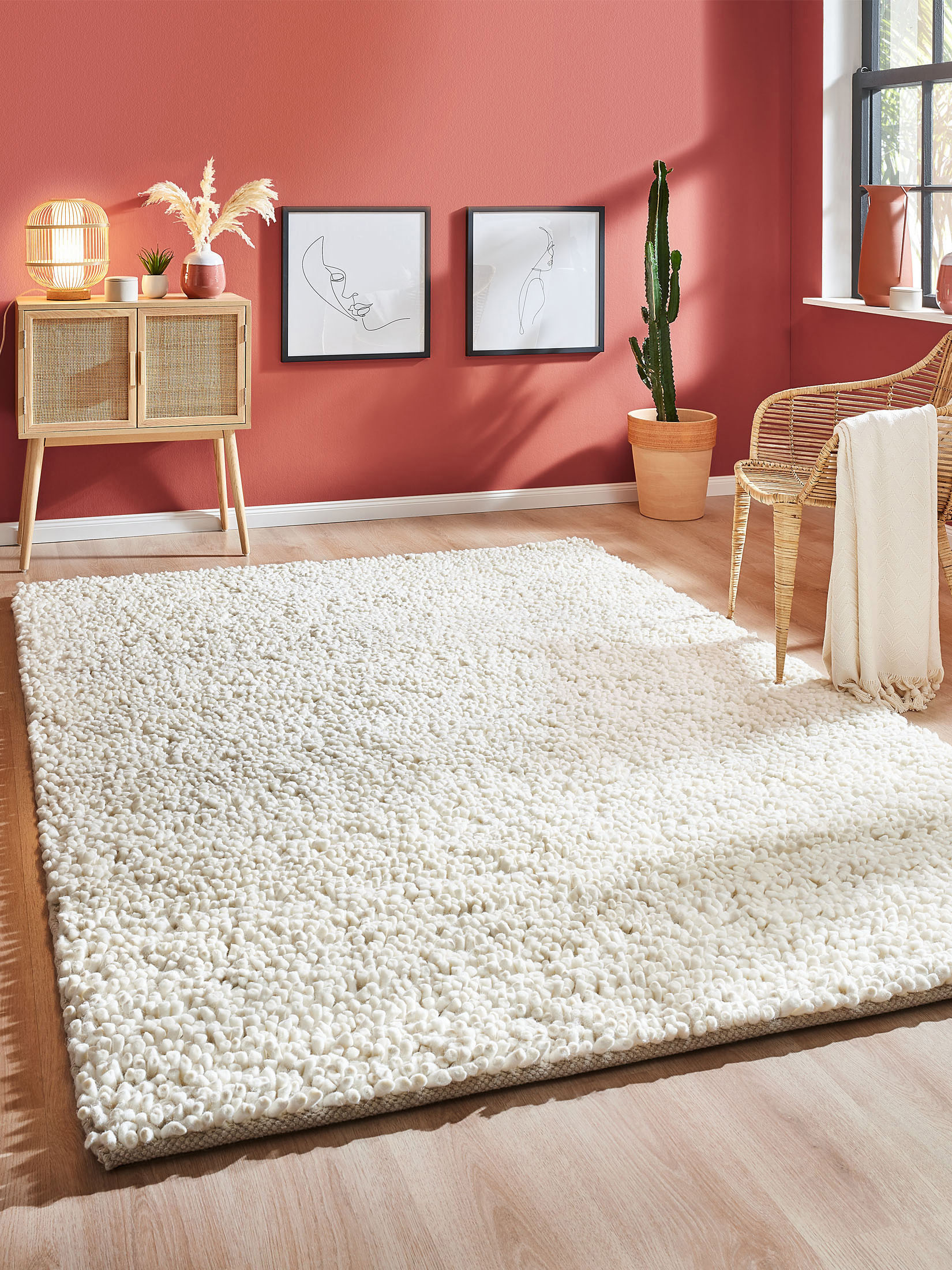 Woolwalker Royal Woll-Teppich, Hellbeige