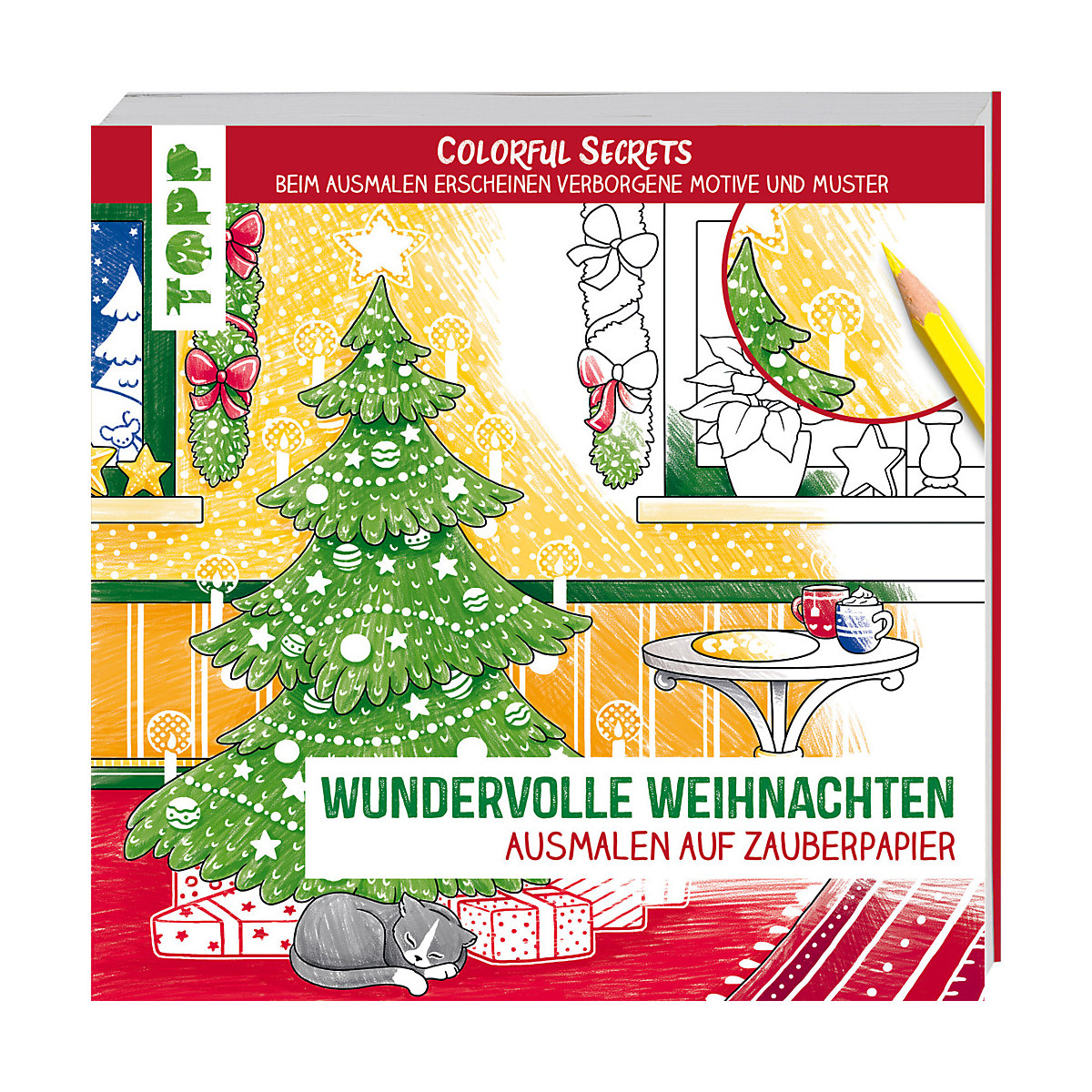 Colorful Secrets - Wundervolle Weihnachten (Ausmalen auf Zauberpapier)