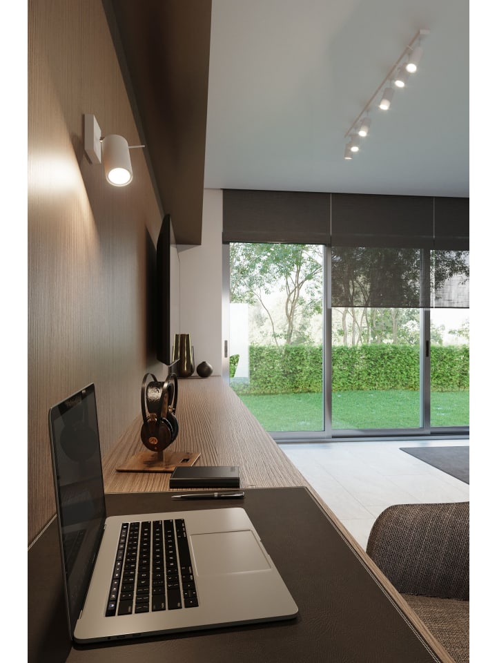 Nice Lamps Deckenleuchte ETNA 6L in Weiß stahl beweglicher schirm loft Gu10 LED NICE LAMPS günstig kaufen onesize