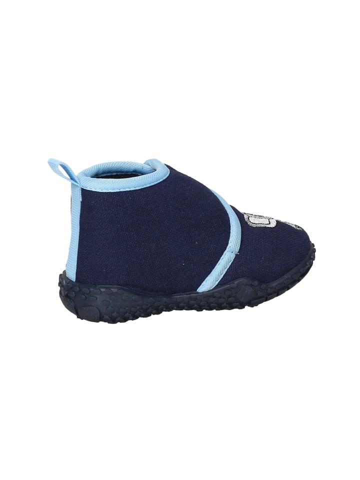 Playshoes Hausschuh Elefant in Marine günstig kaufen