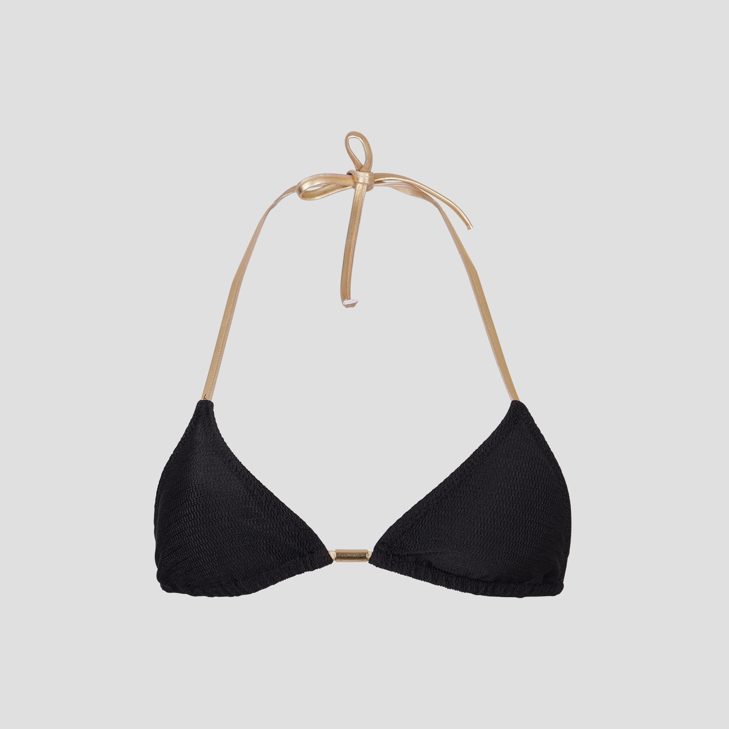 Haut de maillot de bain triangle noir femme | La Halle