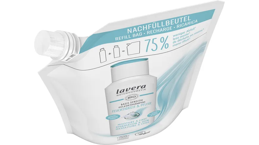 lavera Basis Sensitiv Shampoo Nachfüllpackung 500 ml
