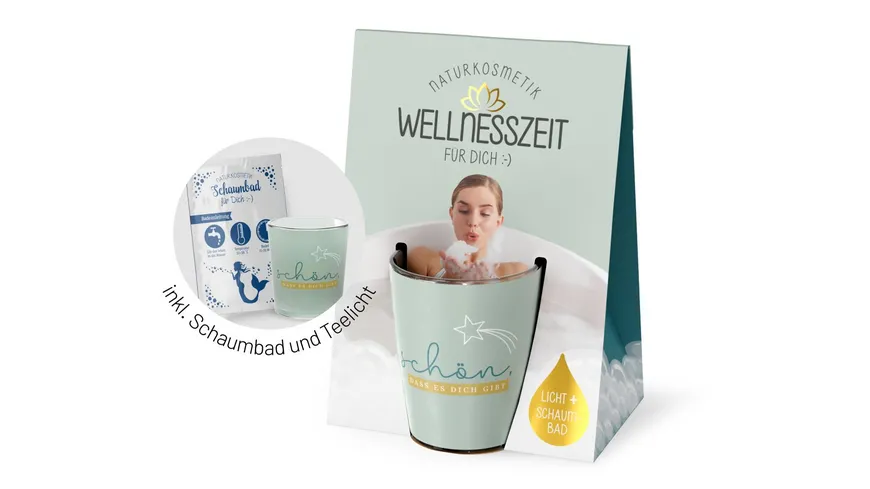 Geschenk für dich Wellnesszeit Schön, dass es dich gibt