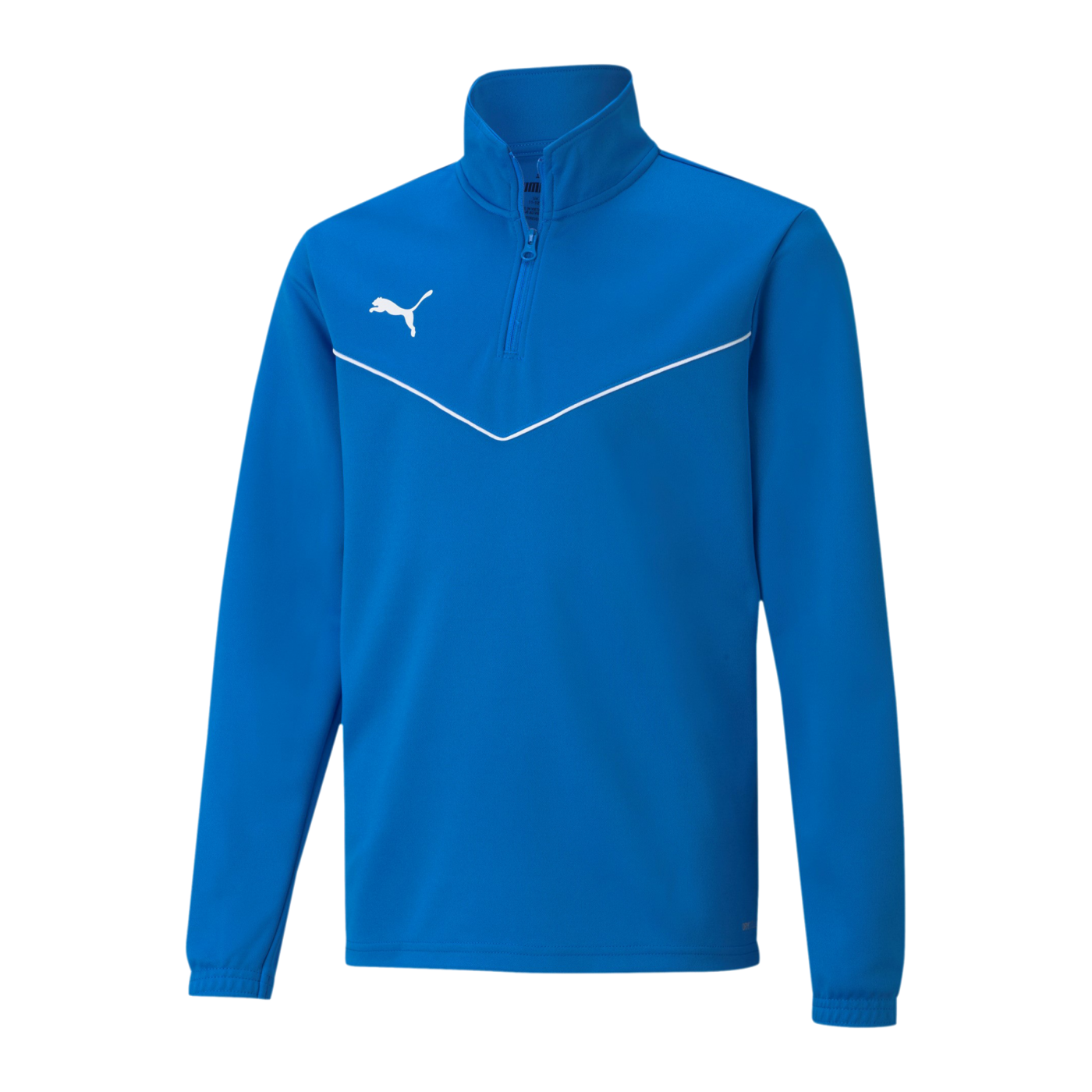 PUMA teamRISE HalfZip Sweatshirt Kids Blau F02