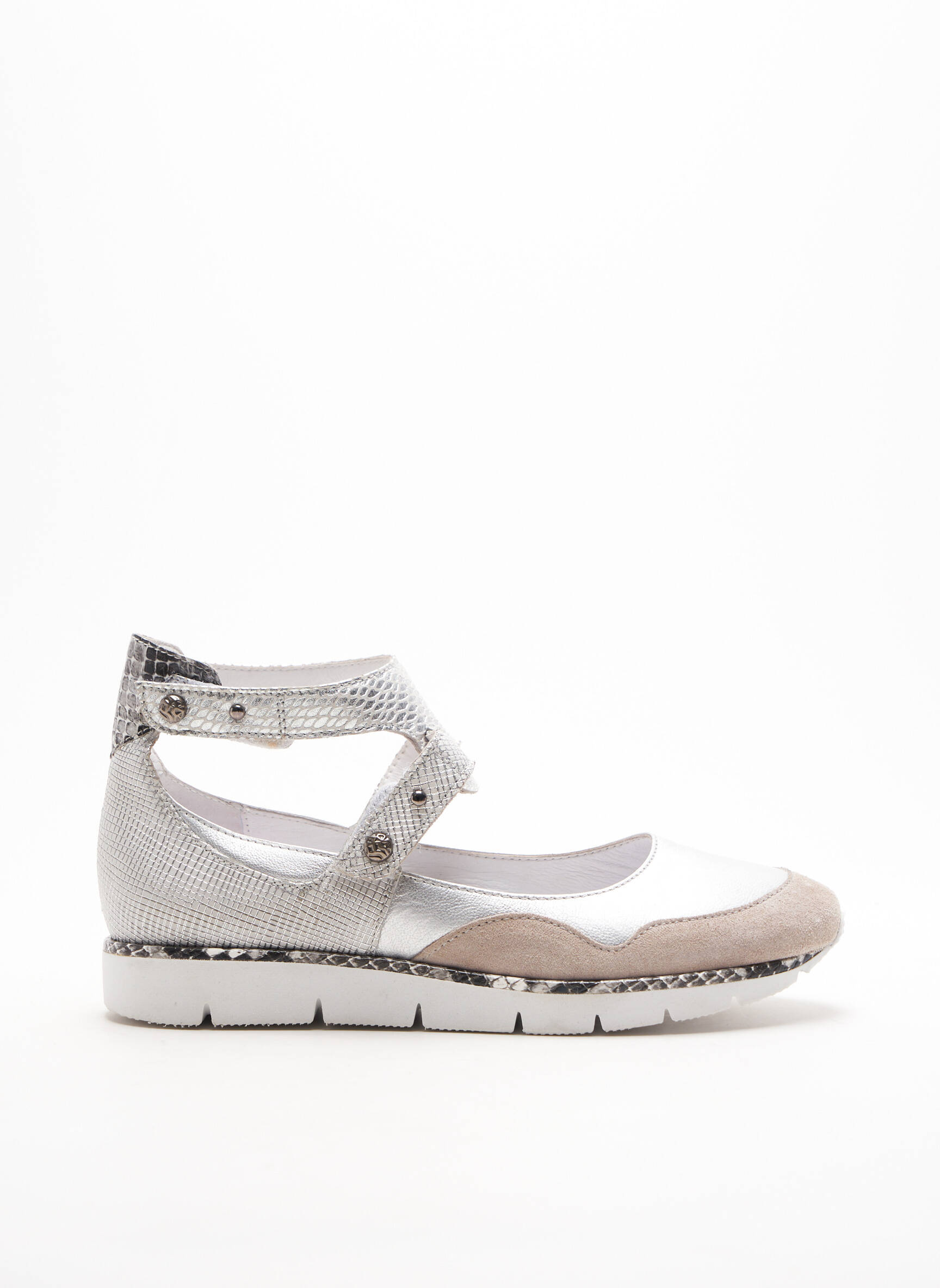 Regard Sandales Nu Pieds Femme couleur gris