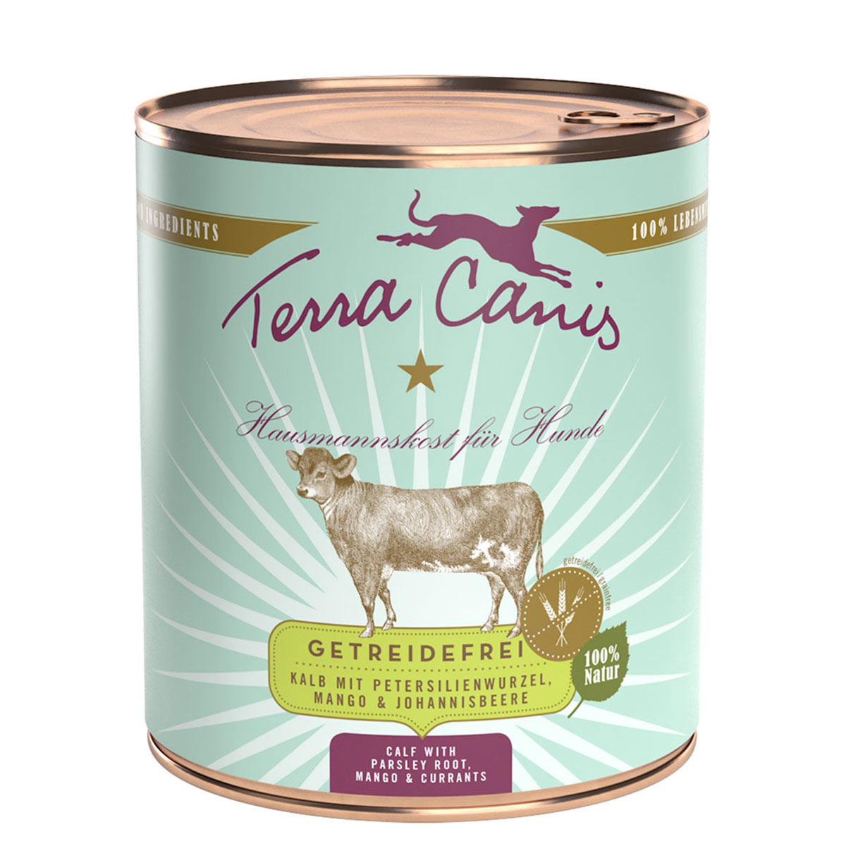 Terra Canis getreidefrei Kalb mit Petersilienwurzel, Mango & Johannisbeere