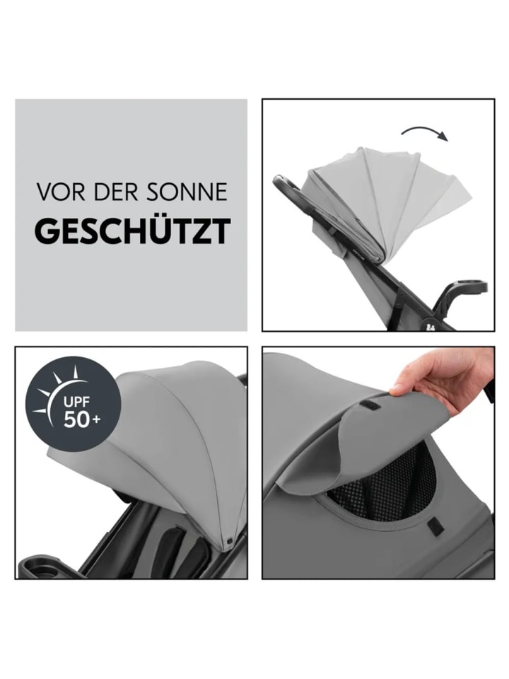 Hauck Buggy Shop N Care inkl. Autositz Pebble Pro in grau,schwarz günstig kaufen onesize