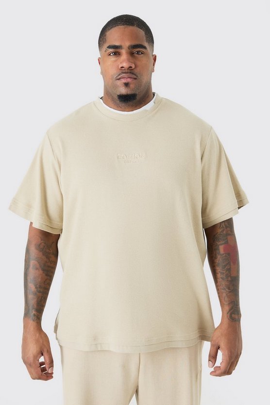 Plus geripptes Edition T-Shirt