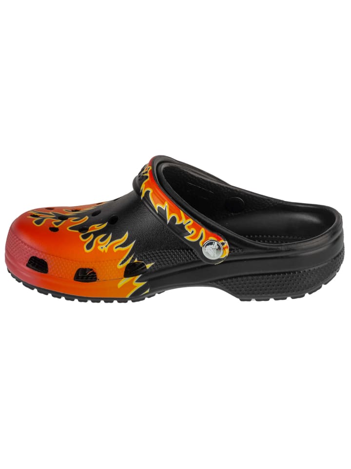 Crocs Crocs Classic Flames Clog in Schwarz günstig kaufen